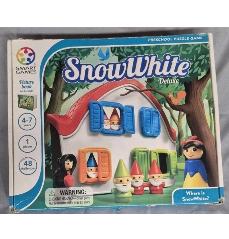 Snow White Deluxe Puzzle Game Smart Games, 4-7 years, 1 player, 48 challenges
