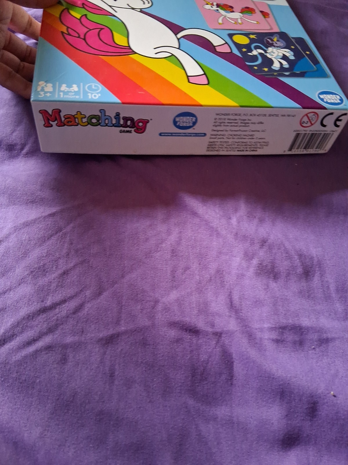 Matching Cards. Has Everything. More Then 1 Player. Age 3+. Good For Memory