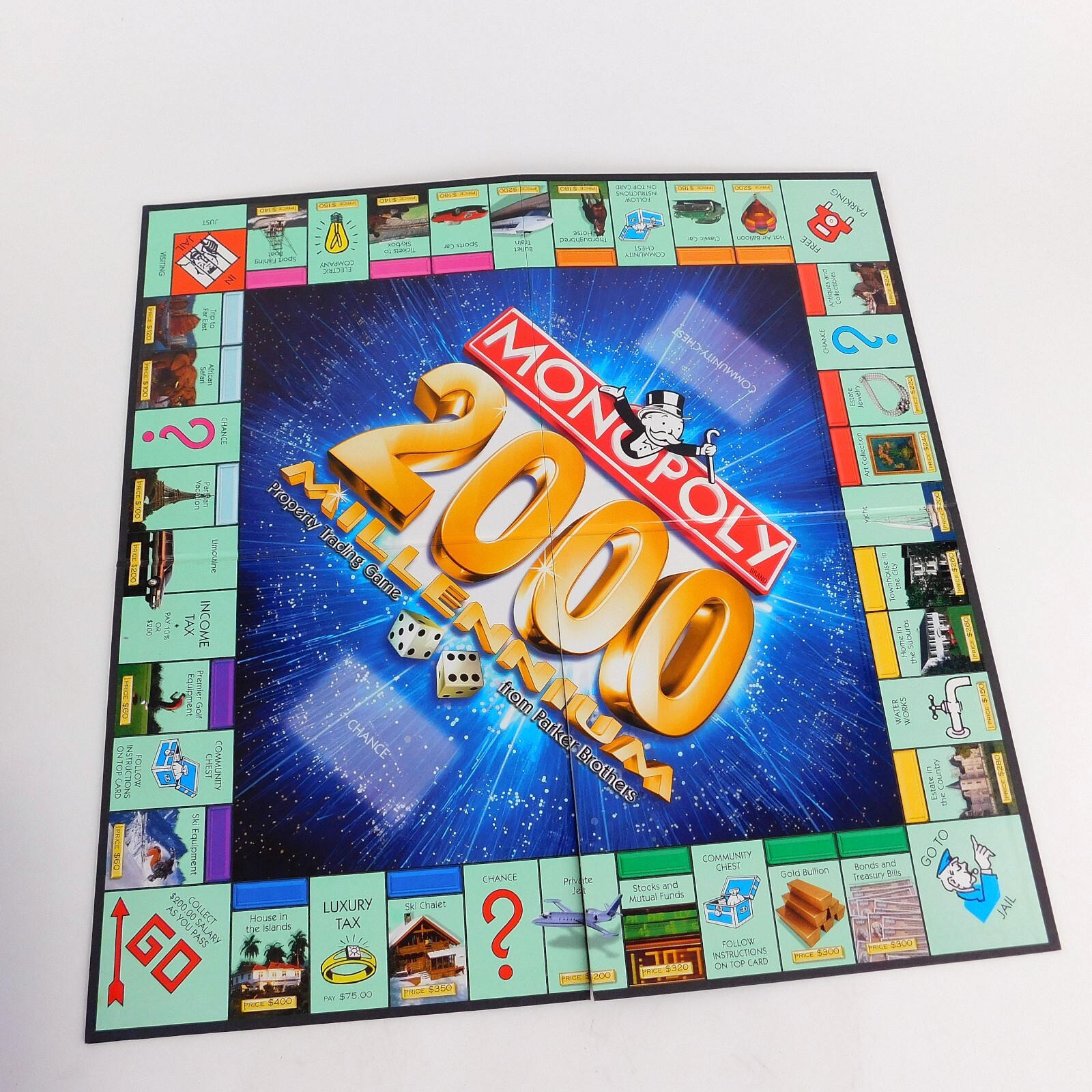 Monopoly 2000 Millennium Parker Brothers Hasbro Components Sealed See Pics