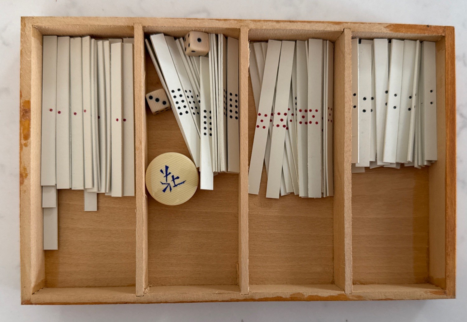 1920s “Ancient Game of the Mandarins” Mahjong Set by Piroxloid Products