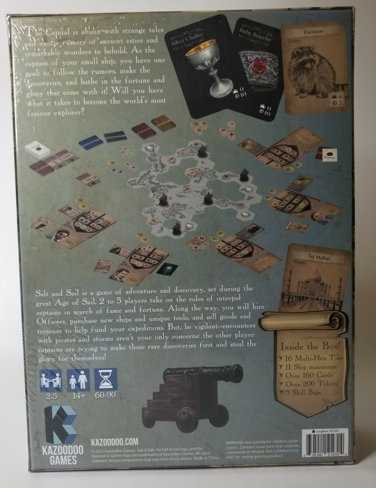 Salt & Sail Deluxe Kickstarter Limited Edition by Kazoodoo Games SEALED