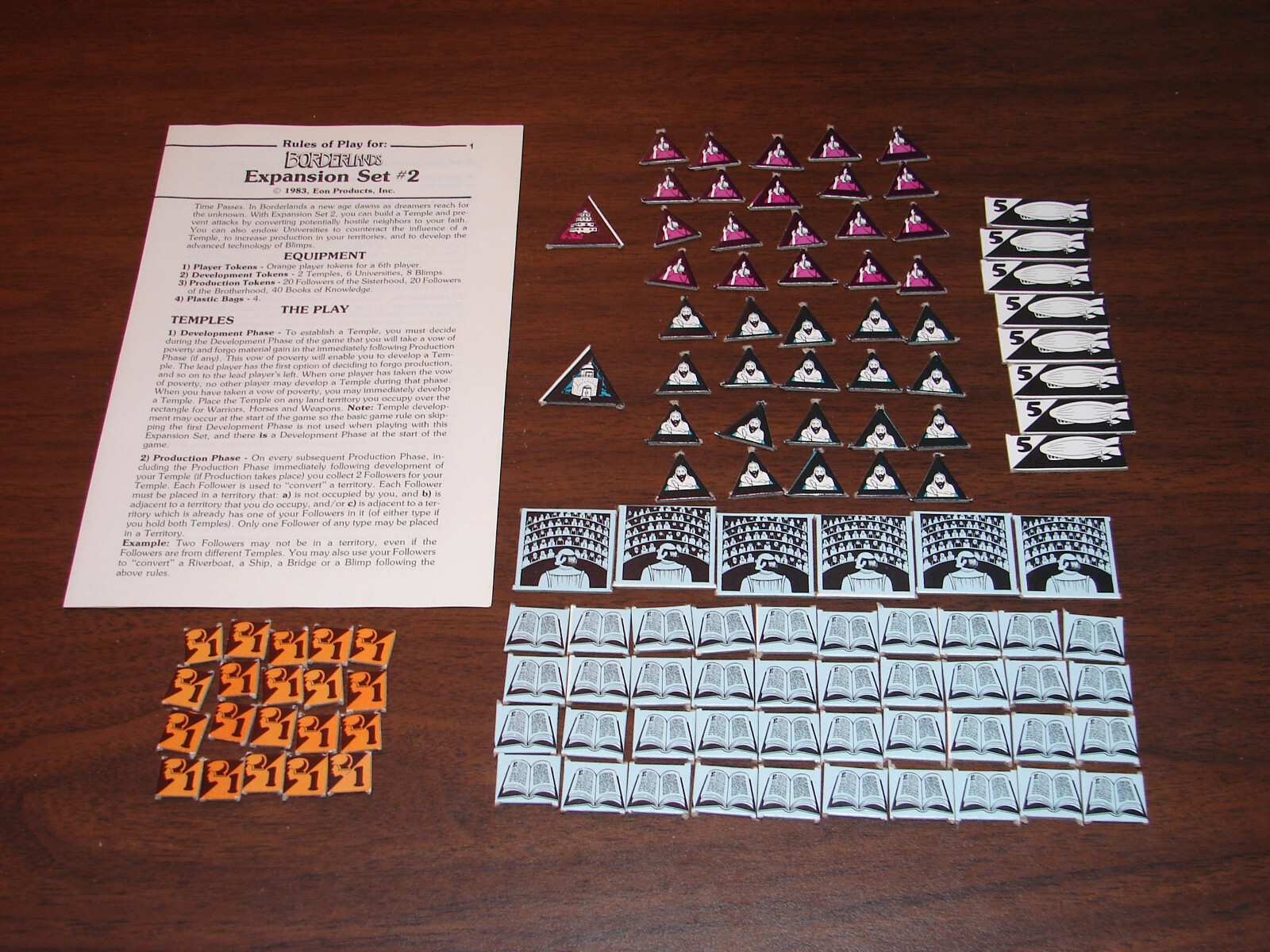 Borderlands 1982 Board Game by Eon – Complete Game + Both Expansions
