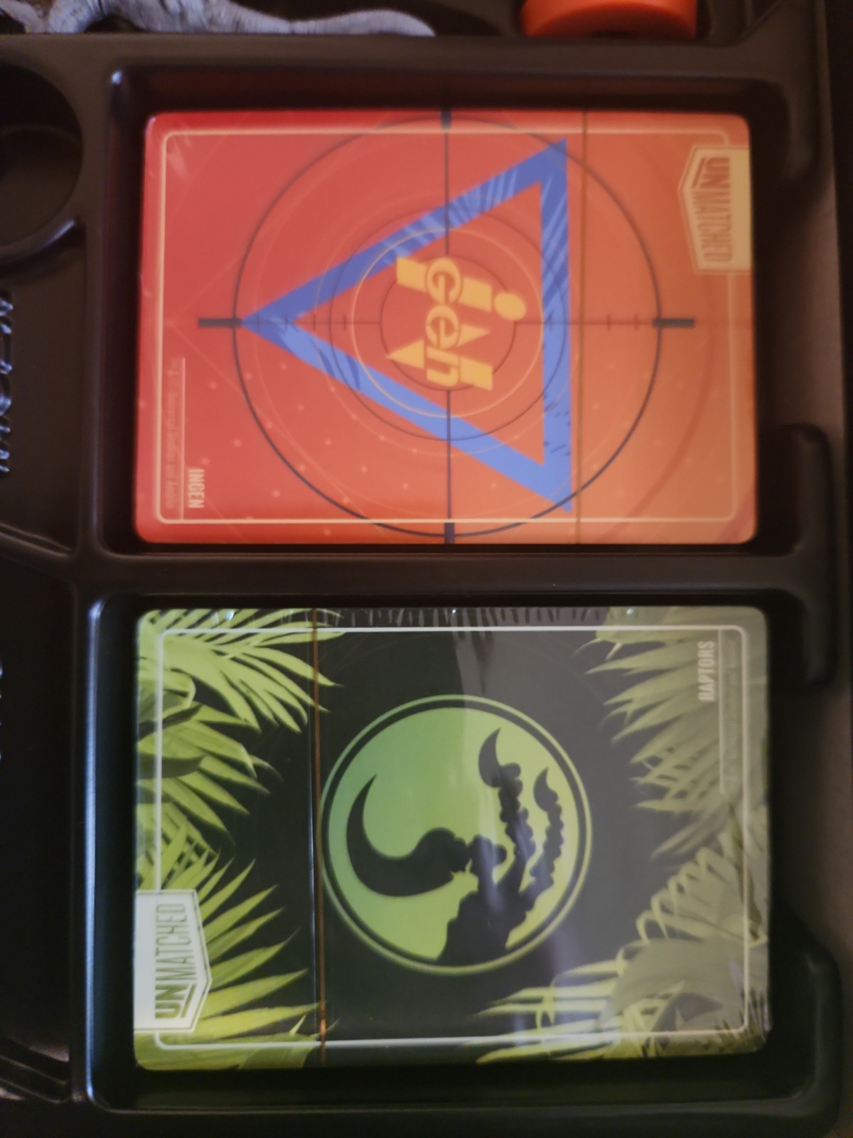 Unmatched Jurassic Park Ingen vs Raptors Board Game, 2 Players, Mondo Games