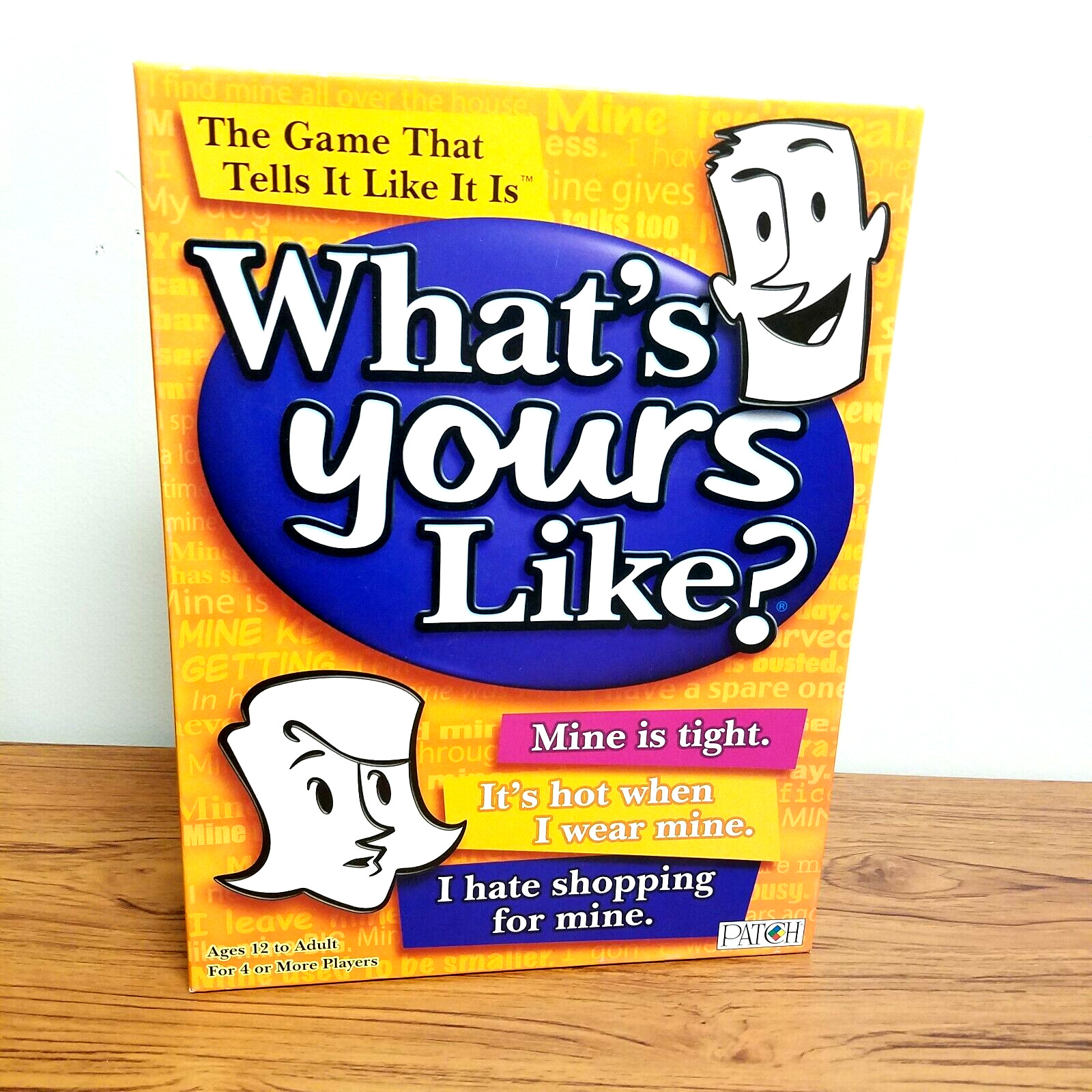 Card Game WHAT’S YOURS LIKE? The Game that tells it like it is Age 12+