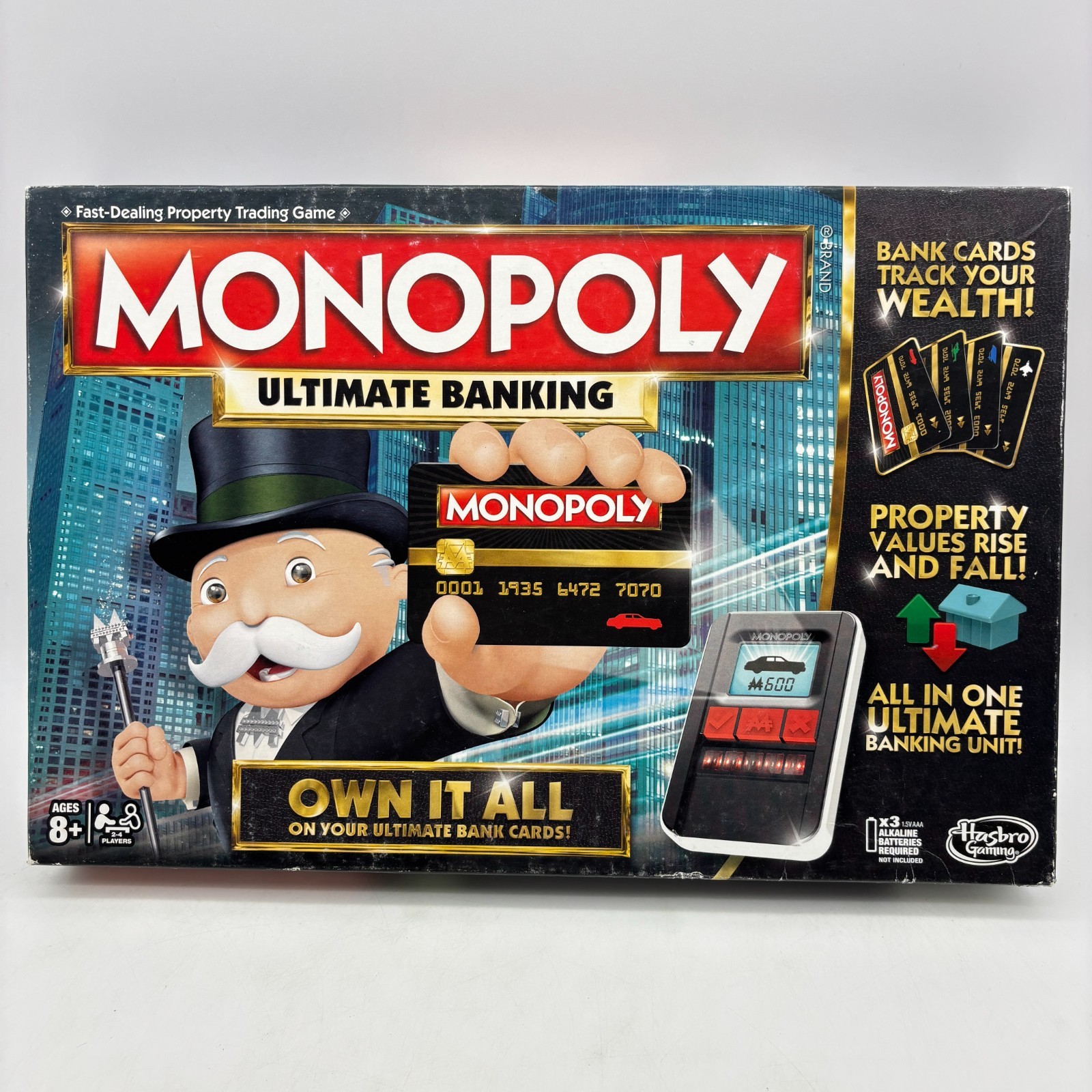 Monopoly Ultimate Banking COMPLETE UNIT WORKS Hasbro 2016 Electronic