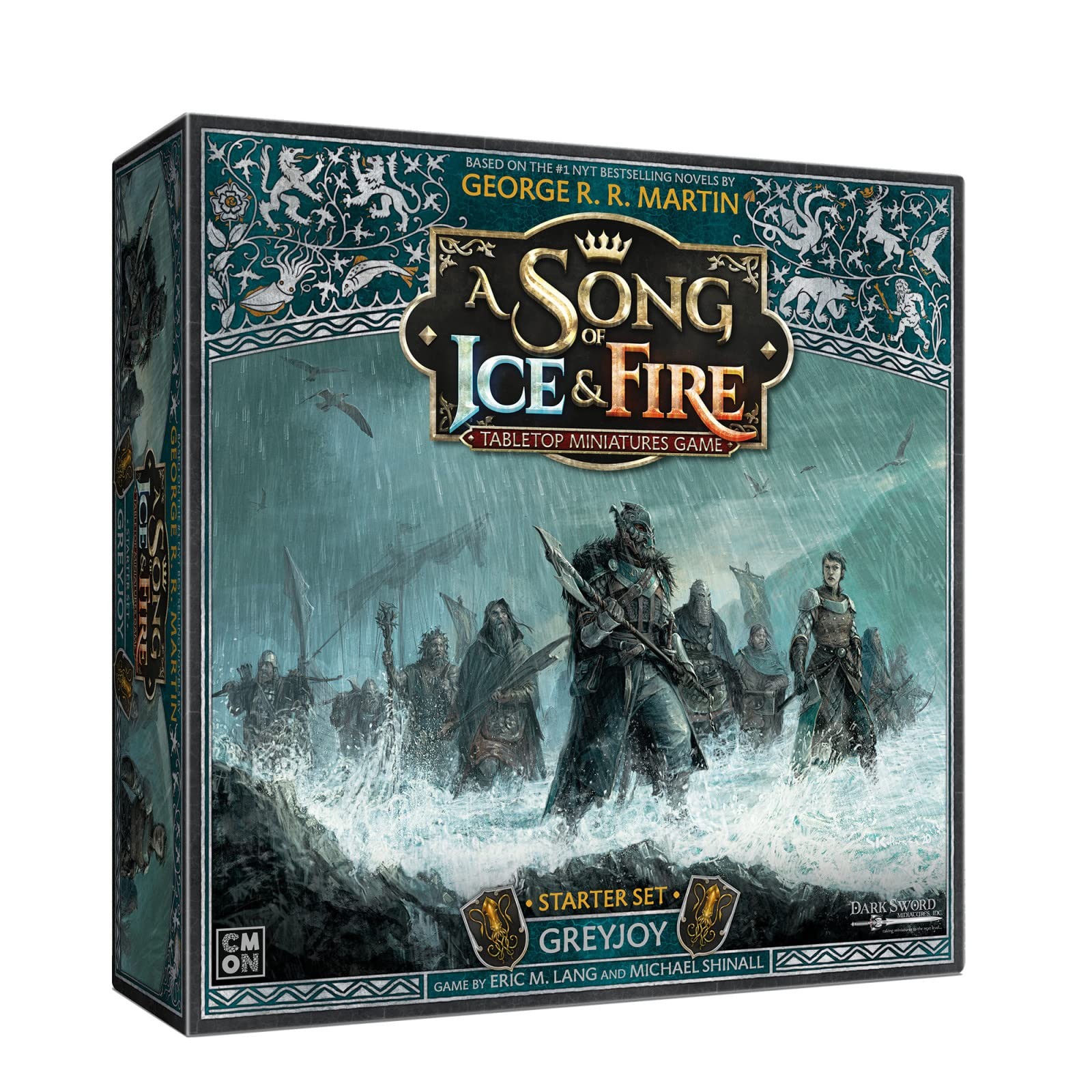 CMON A Song of Ice and Fire Tabletop Miniatures Game House Greyjoy Starter Se…