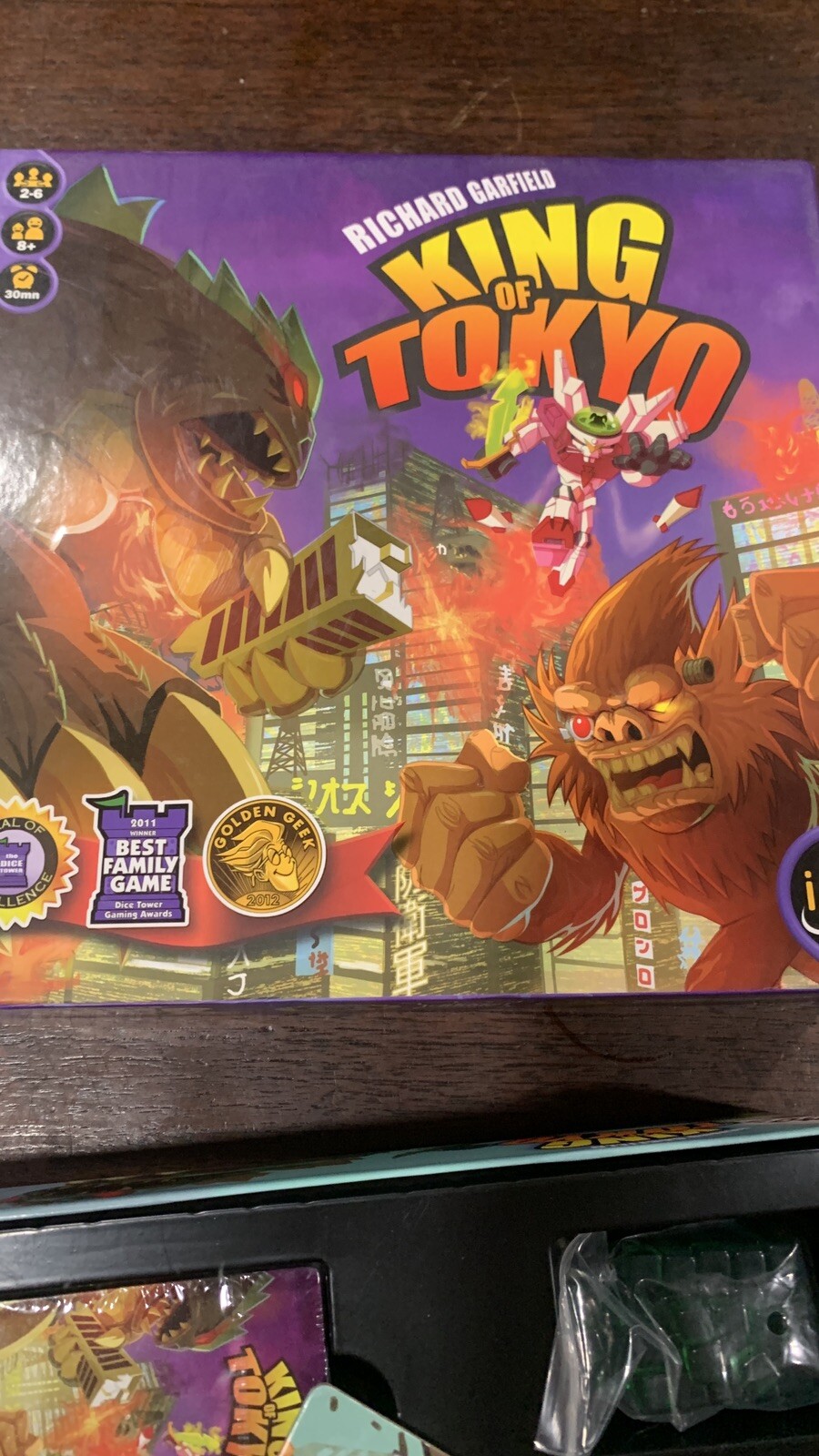 King of Tokyo Board Game IELLO Richard Garfield 2014 – Complete New Open Box