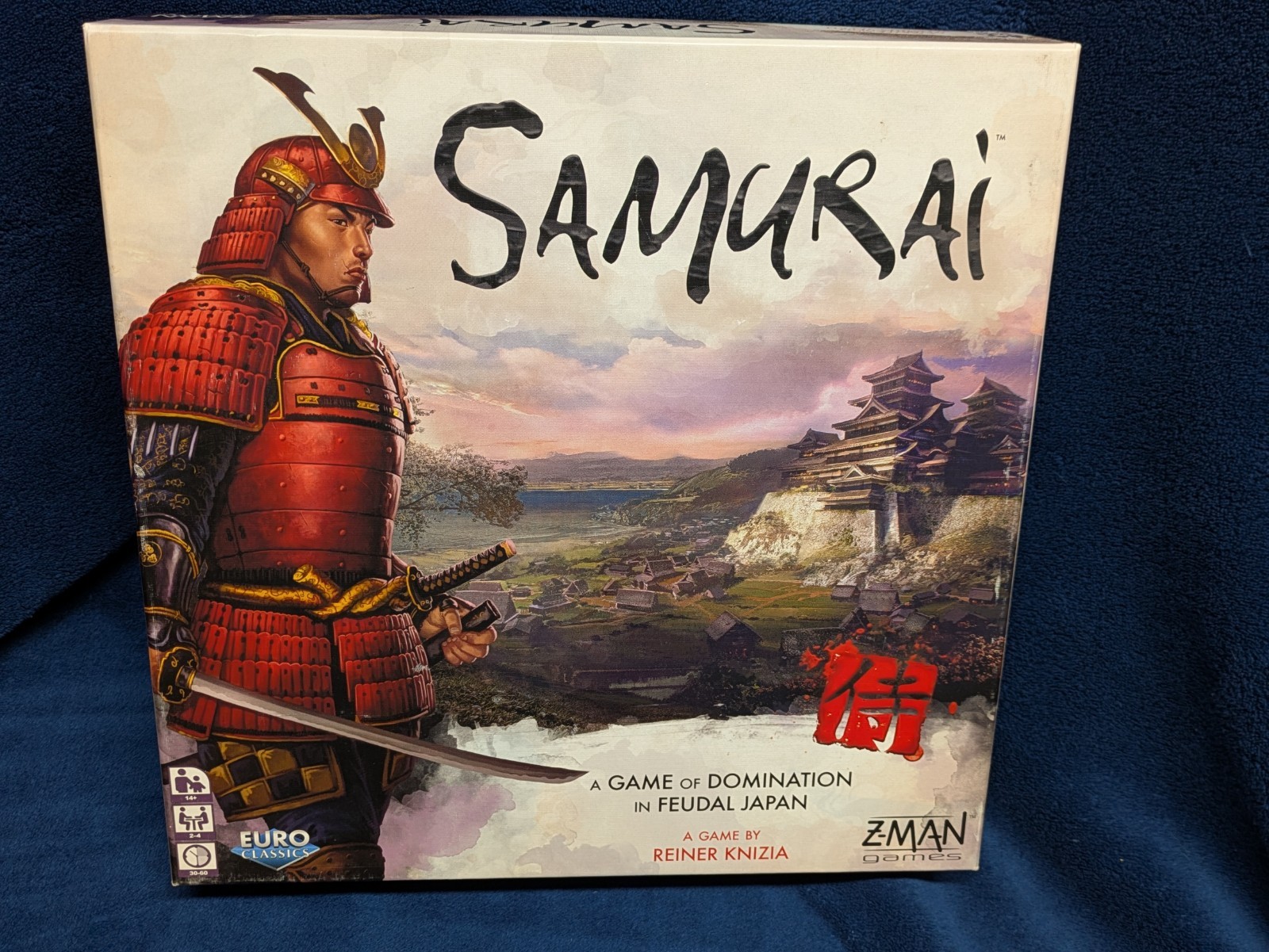 Reiner Knizia Samurai Board Game COMPLETE 2015 Z-Man Games Classic