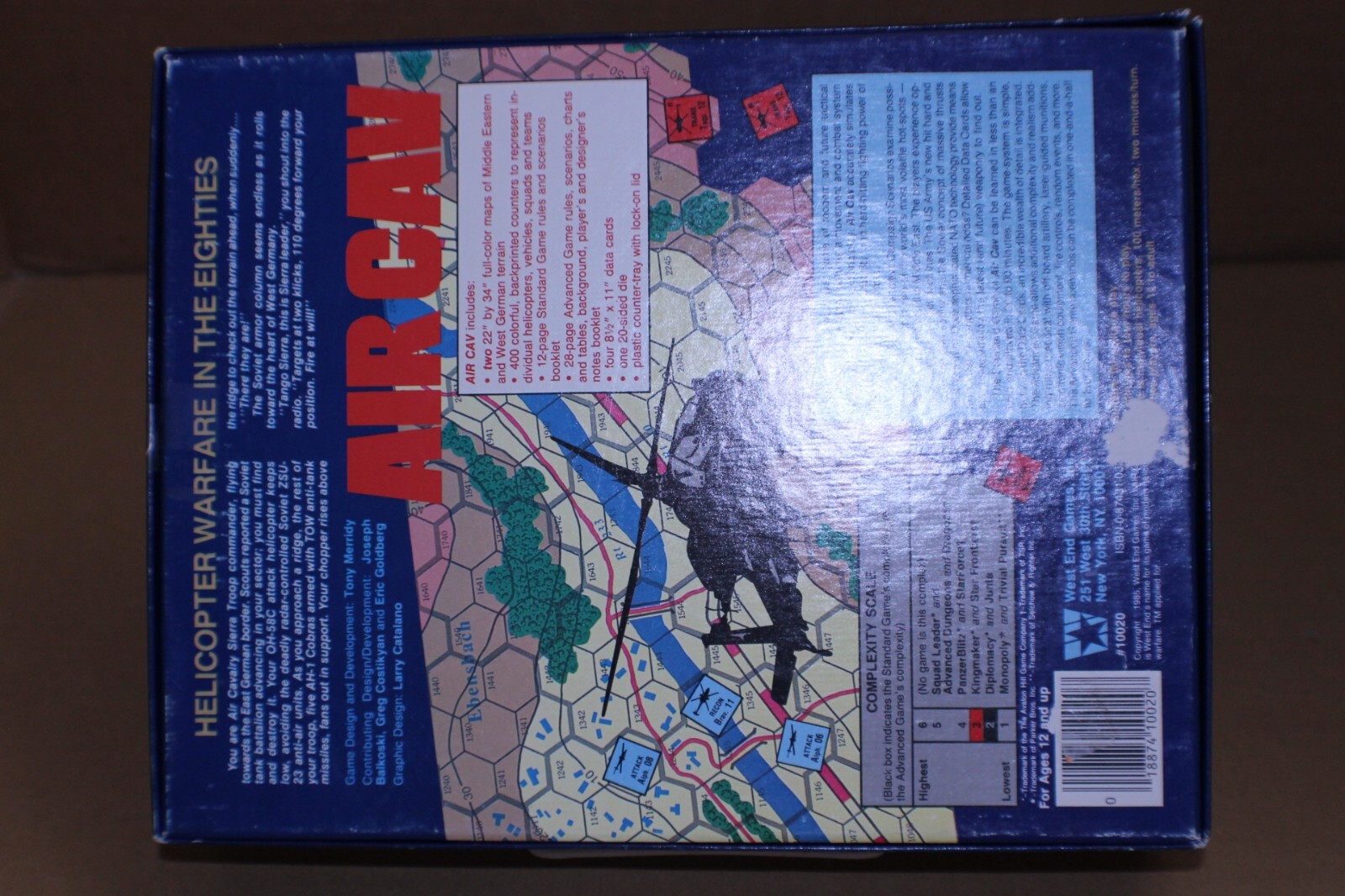 USED, AS-IS / AIR CAV Helicopter Warfare in the 80’s West End Games