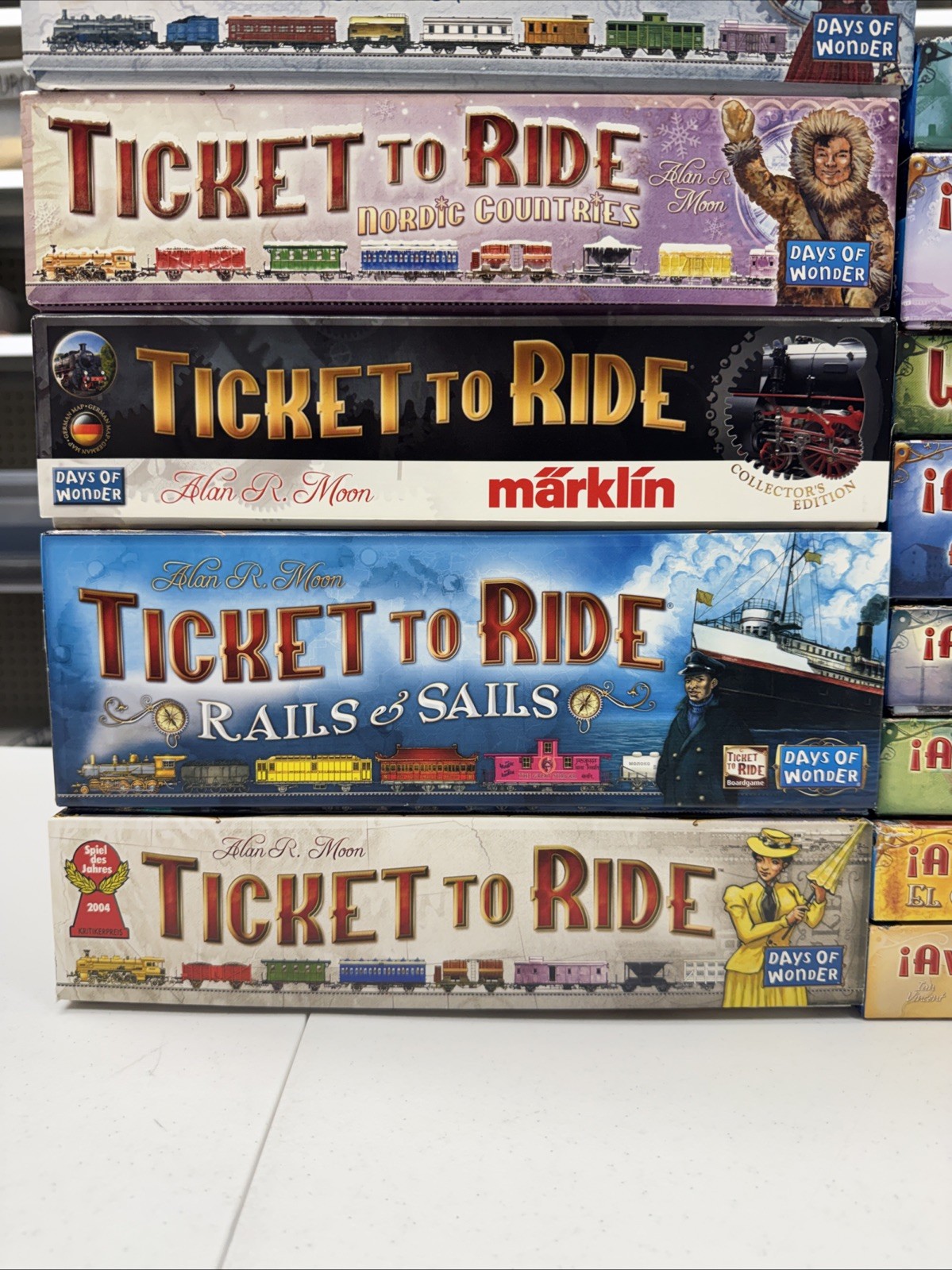 Ticket To Ride- EXPANSION LOT x21 ticket to ride expansions (used & new) ng31101