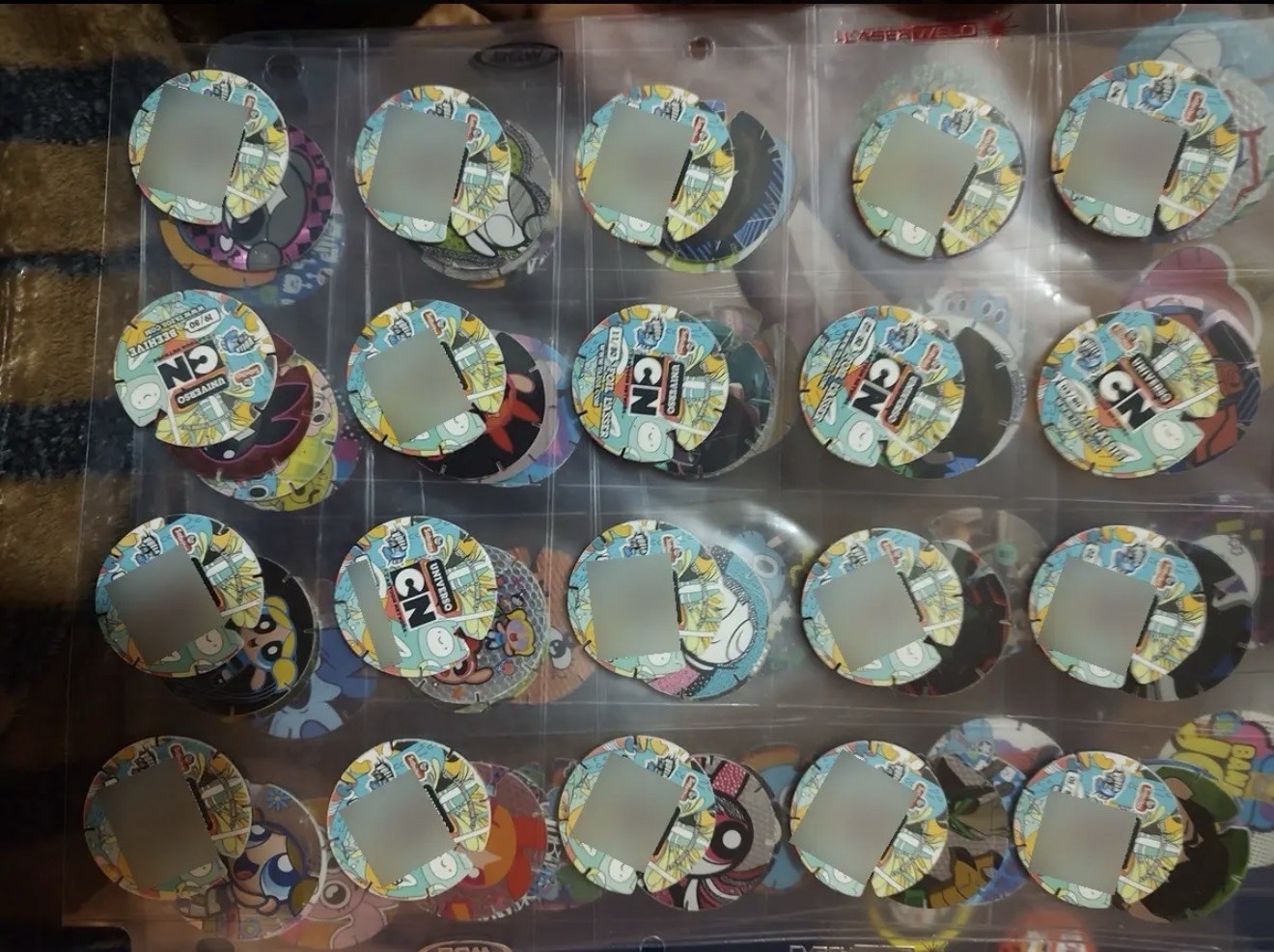 Cartoon Network Tazos 80/80 Complete Set Sabritas Ben 10 Gumball Pogs