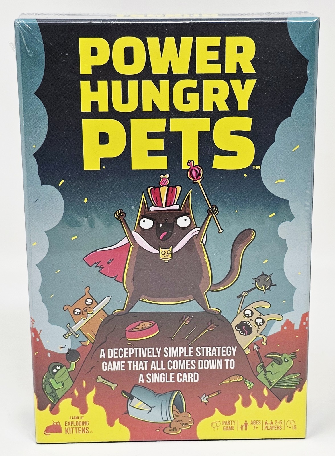 Power Hungry Pets by Exploding Kittens New Sealed Card Game Crazy Fun