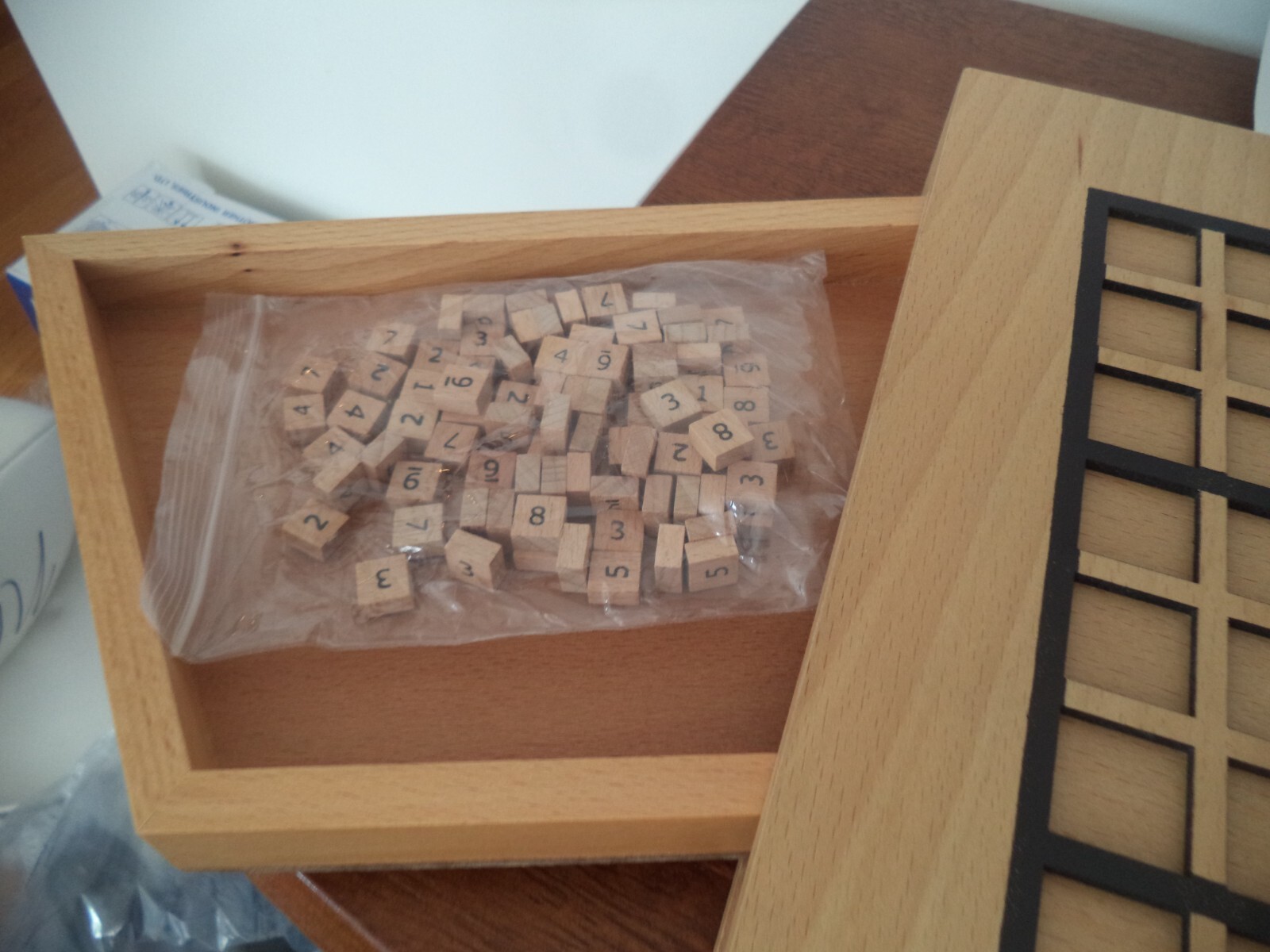 Sudoko Wooden Game Board and Pieces by Wood Expressions, Inc.