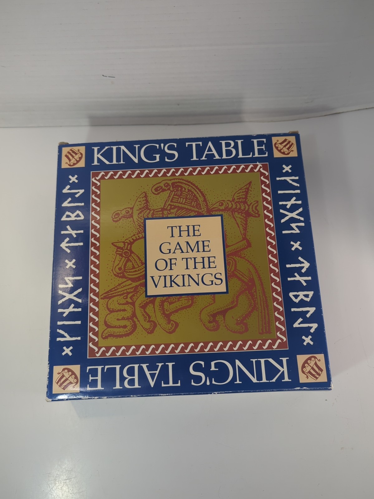 King’s Table The Game of The Vikings Complete In Box w/ Rules Wooden Board Game