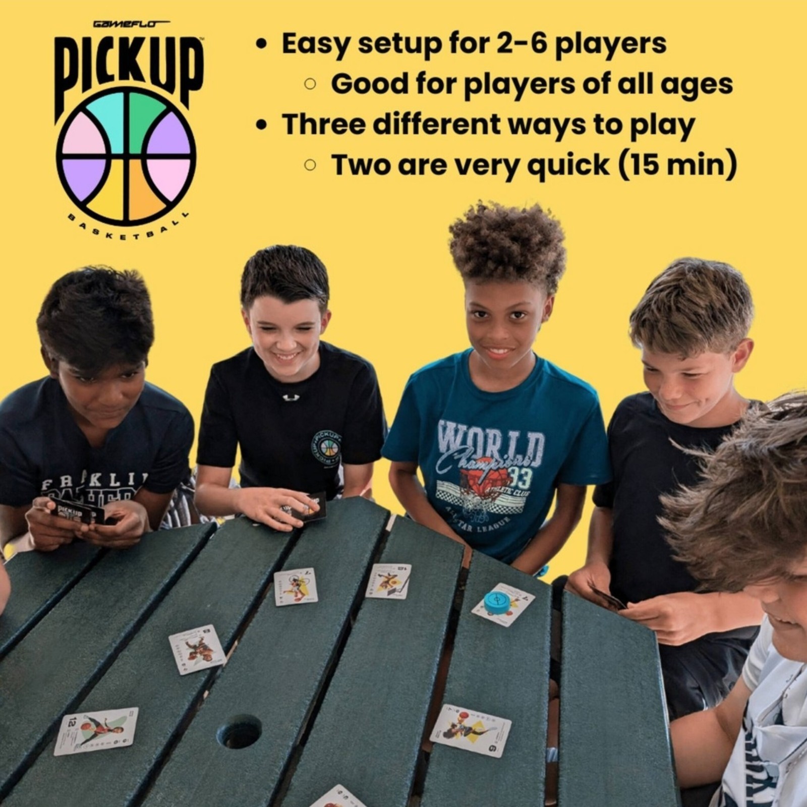Pickup Basketball Card Game – Party Edition New & Sealed