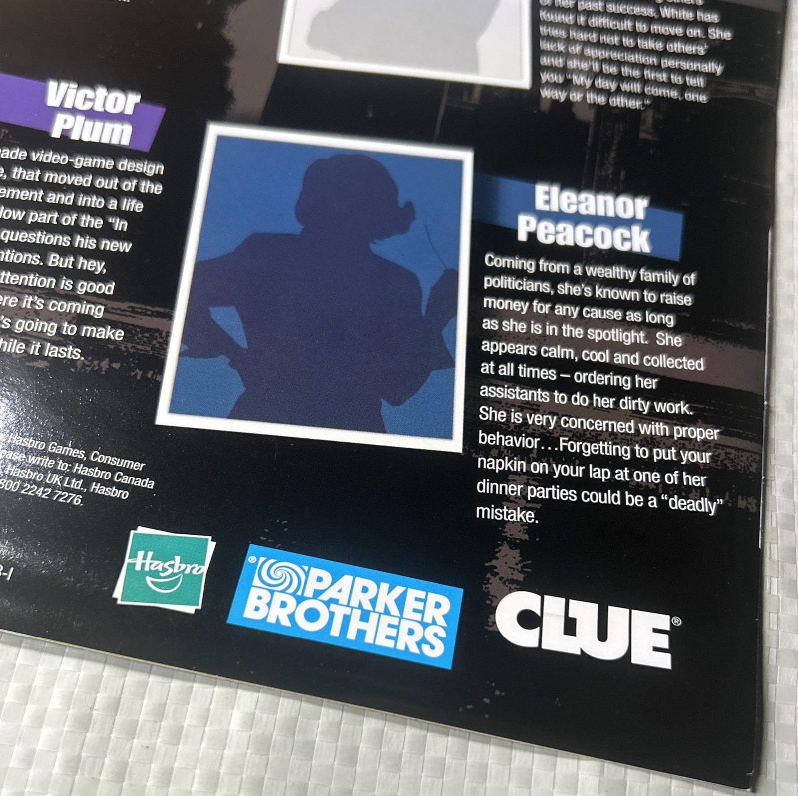 Clue Discover the Secrets Instruction Manual ENGLISH – Replacement Booklet