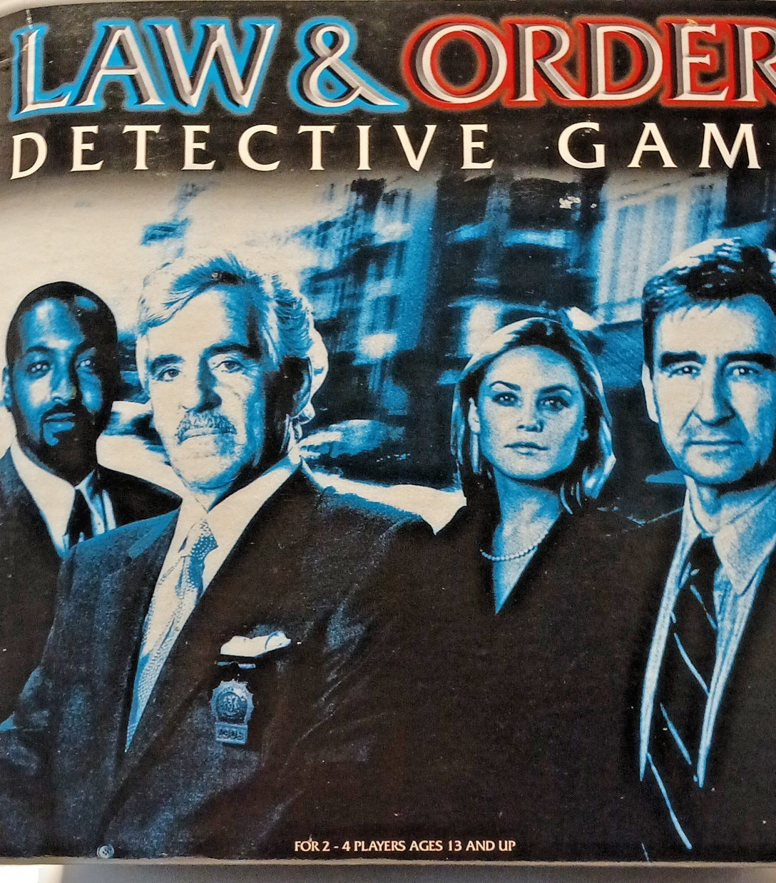 Law & Order Cardinal Detective Board Game Gather Evidence 13+ Pre-owned Complete