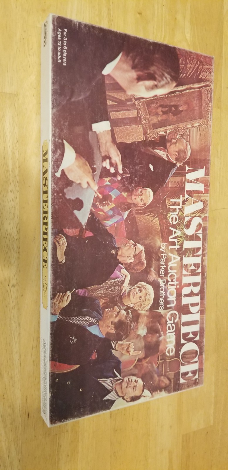 1970 Masterpiece The Art Auction Game Parker Brothers, missing a few clips