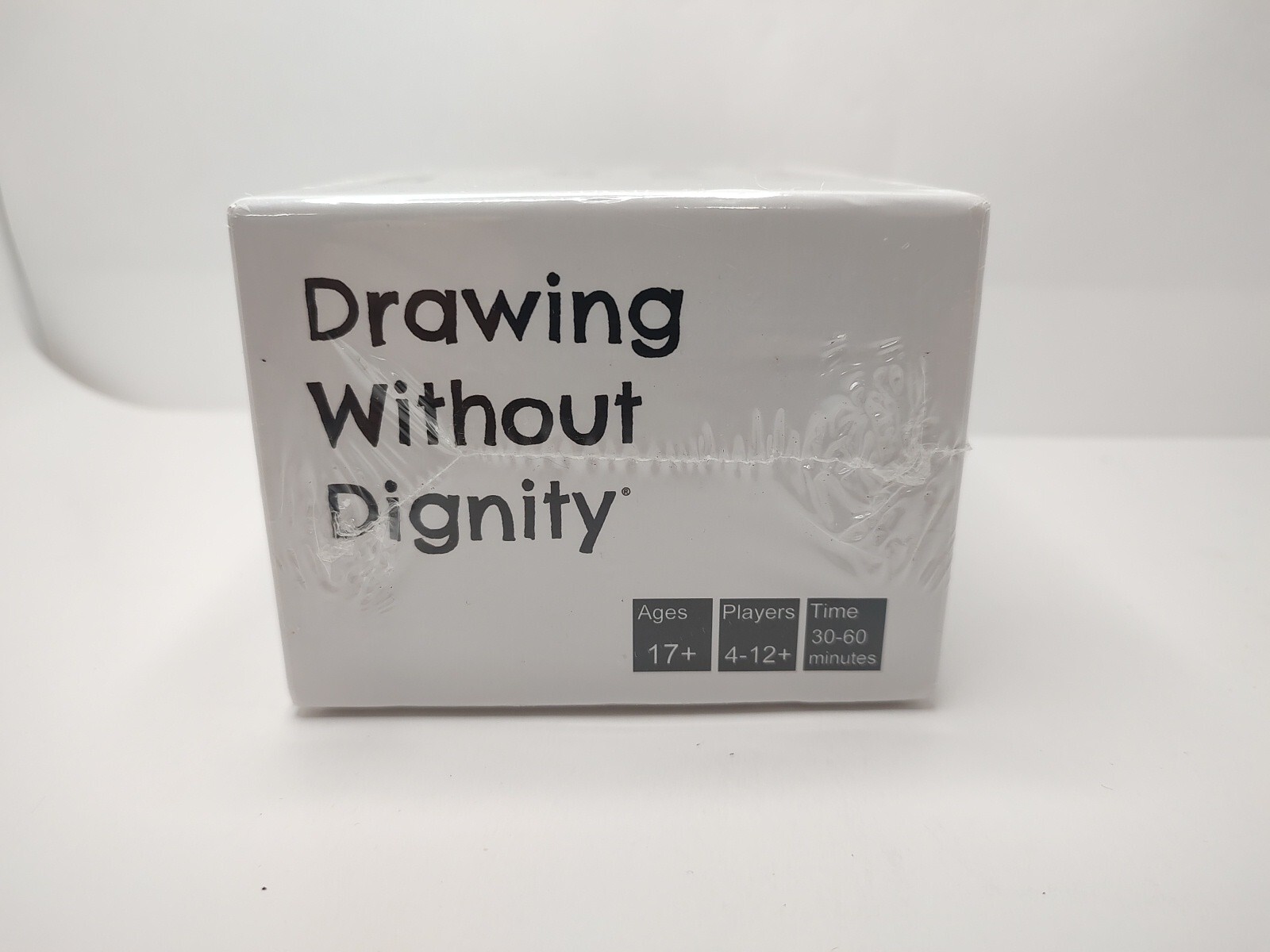Drawing Without Dignity Game Uncensored Sketches Ages 17+ 4-12 Players Sealed