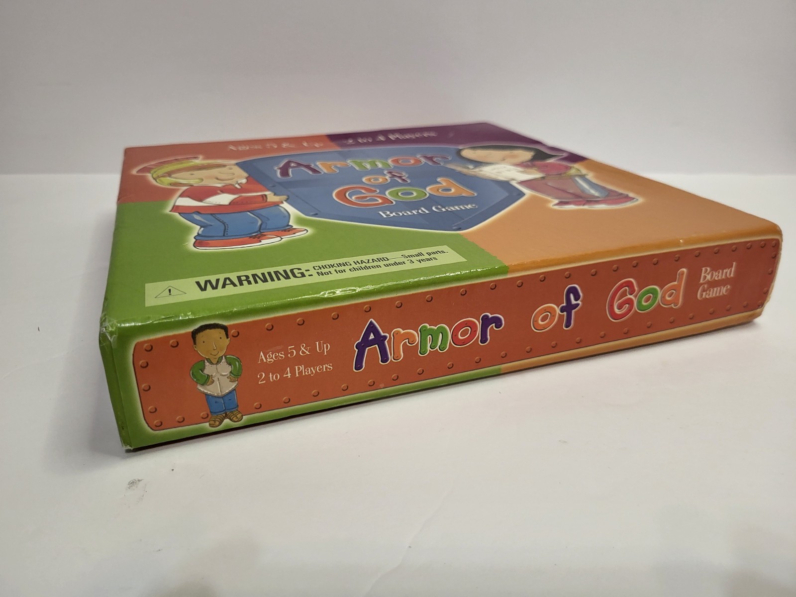 Armor of God Board Game 2-4 Players Ages 5+ Church Bible Youth Activity COMPLETE