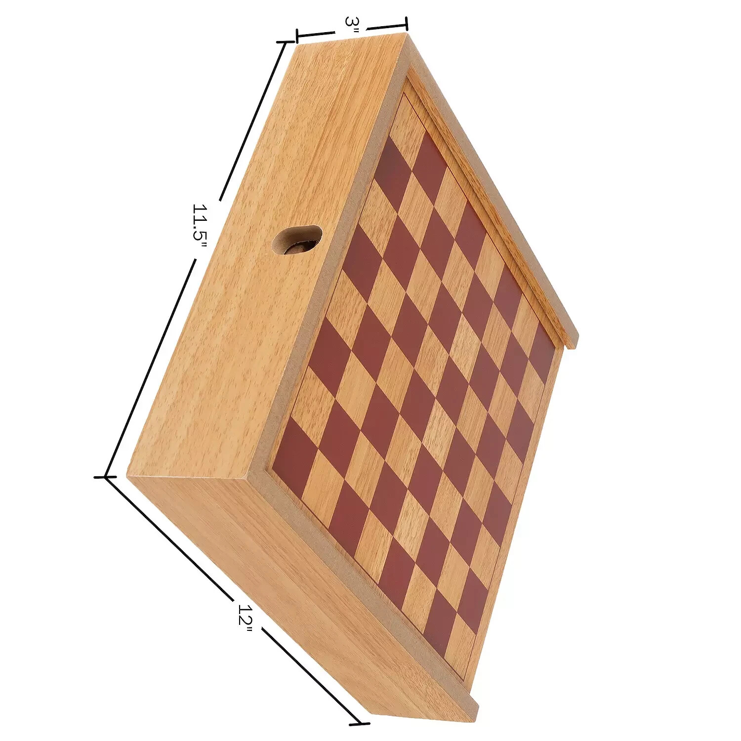 Hey! Play! 7-in-1 Combo with Checkers, Chess, Ludo, Backgammon, & More