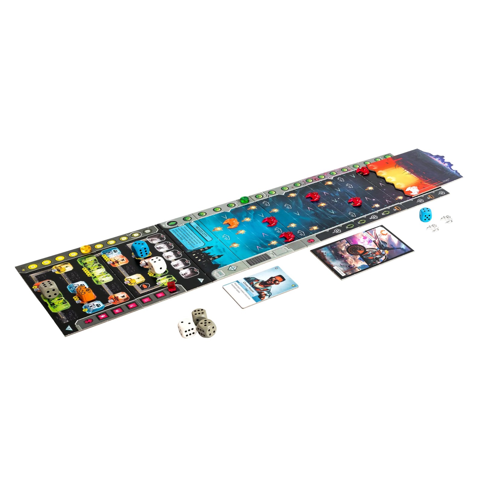 Cge Czech Games Edition Under Falling Skies Brettspiel De Fr 1 Spieler Ab 10