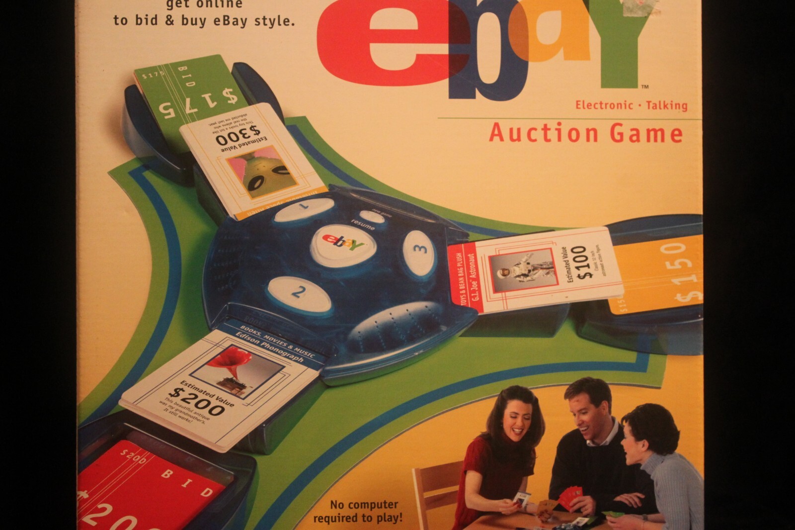 EBAY ELECTRONIC TALKING AUCTION GAME HASBRO/PARKER BROTHERS 2001 SEALED