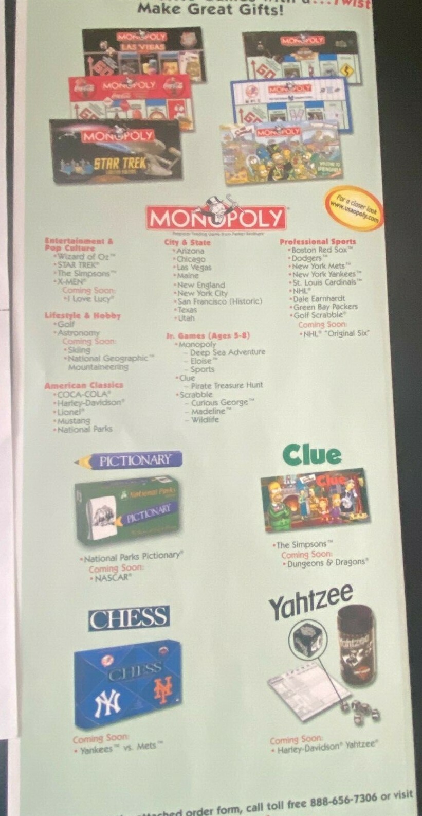The Simpsons Monopoly Board Game (2001) Welcome to Springfield Brand New Open BX