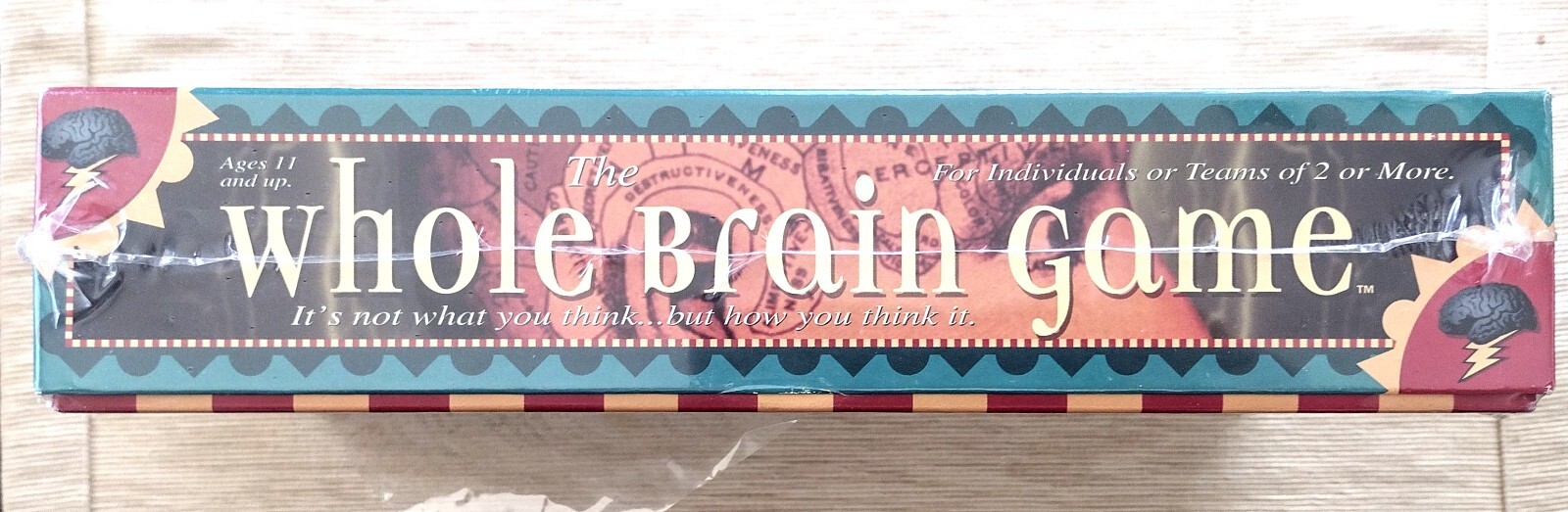The Whole Brain Game 1999 Creative Mind Games Right Brain Left Brain Ages 11+