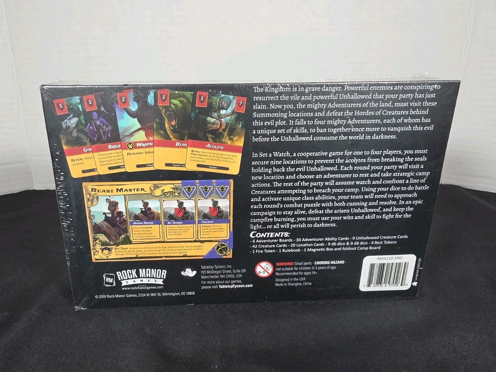 Set A Watch Board Game (Rock Manor Games, 2019) NEW Todd Walsh