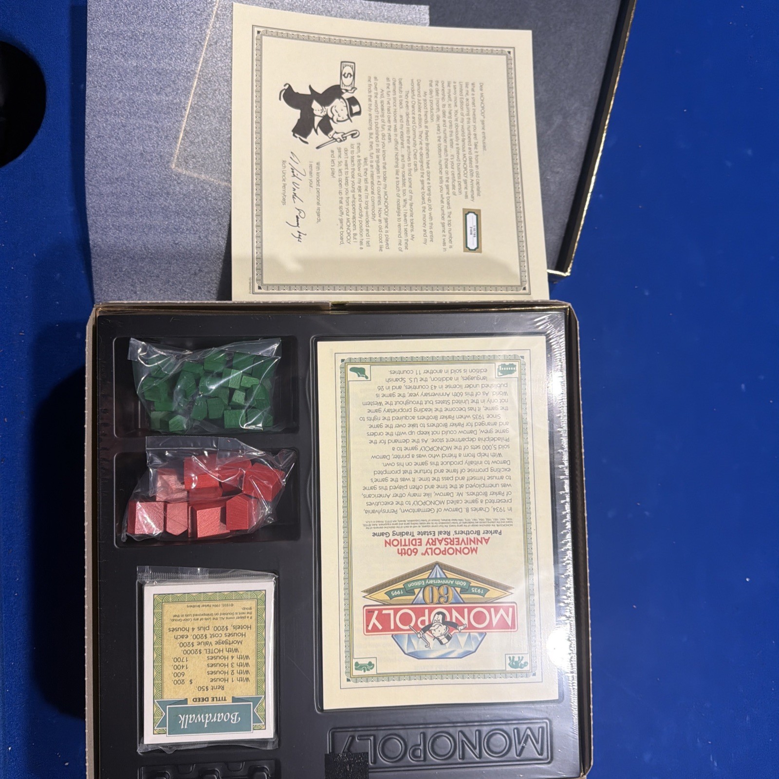 Monopoly 60th Anniversary Board Game (Limited Edition)