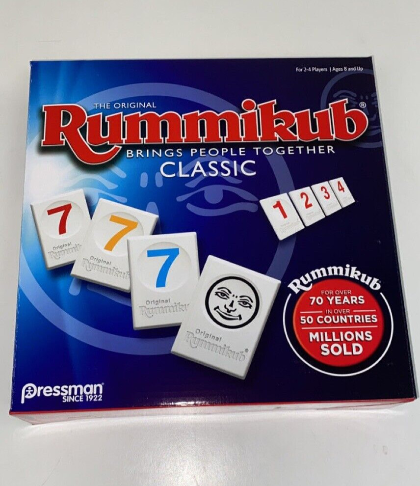 The Original Rummy Tile Game Rummikub Board Game 2 – 4 Players NEW Sealed