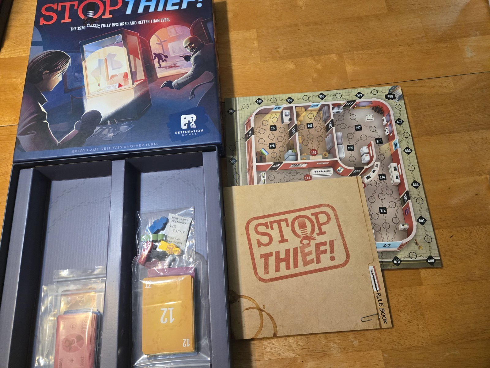 2019 Stop Thief! Board Game by Restoration Games New Sealed Contents