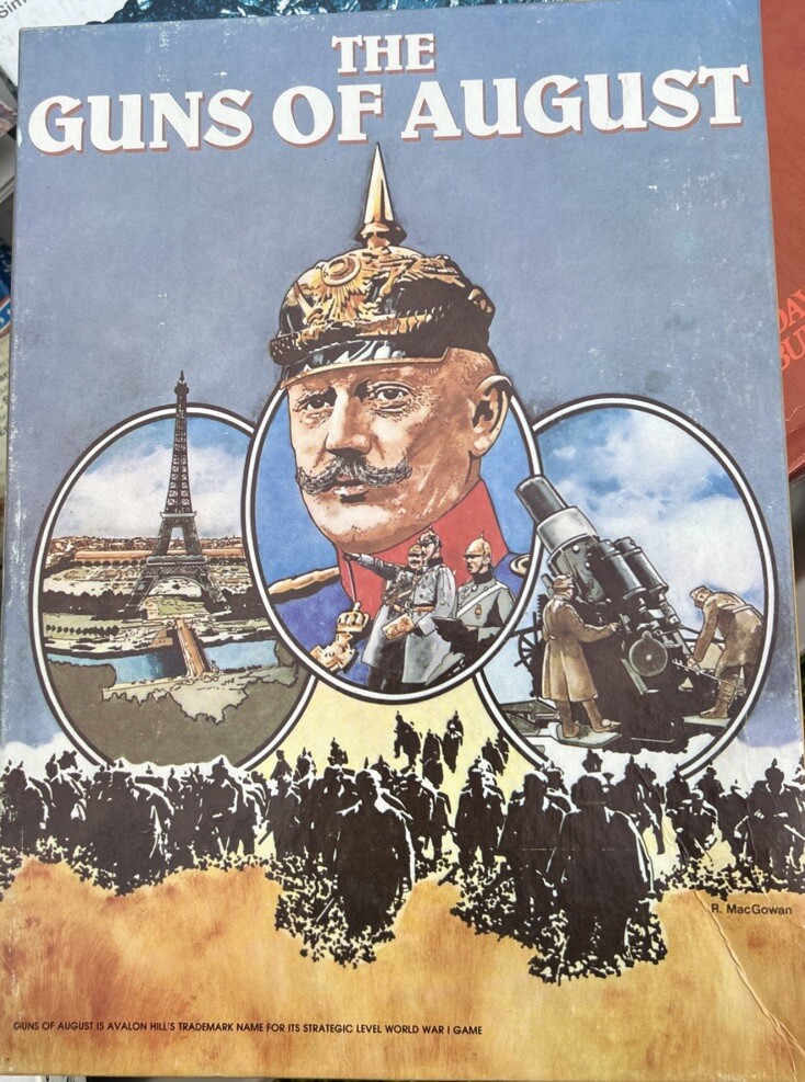 The Guns of August Avalon Hill Game Company