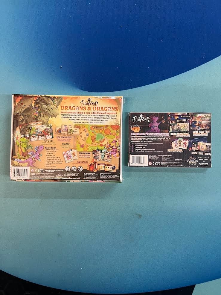 Flamecraft: Dragons & Dragons + Dragons of the Past PROMO PACK Expansions – BNIS