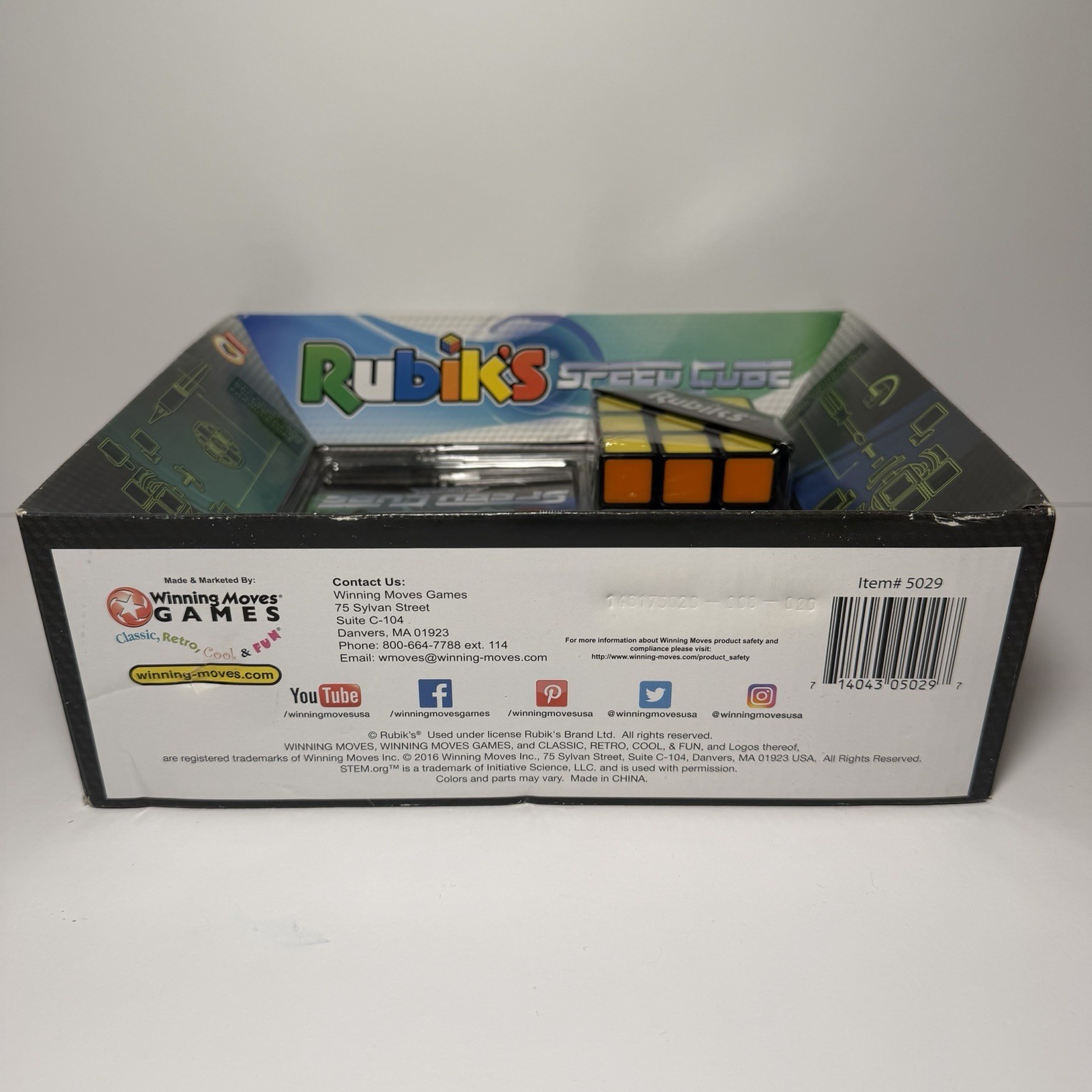 Rubik’s Speed Cube Pro Pack Kit Winning Moves Games New In Damaged Box Cubing