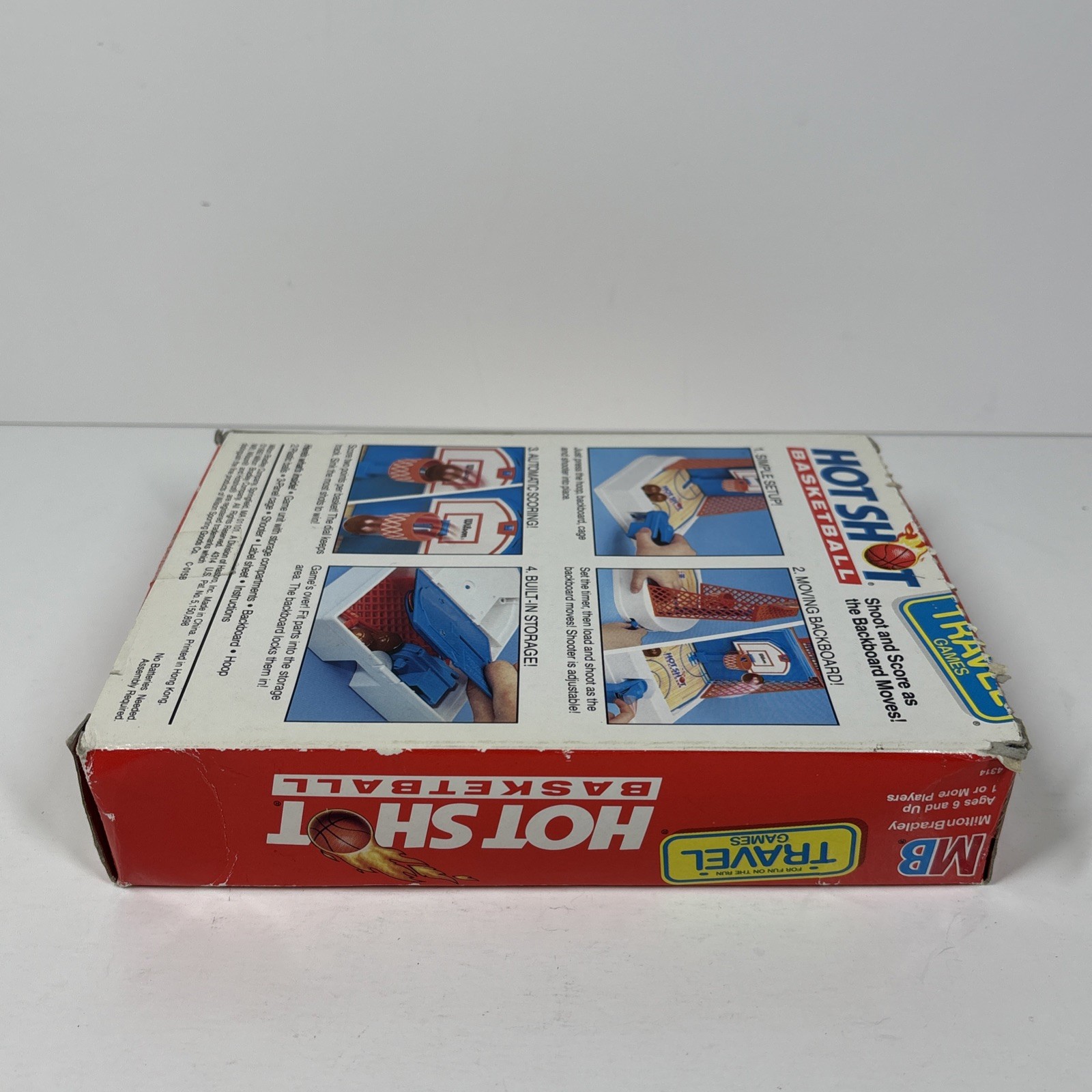 1992 Milton-Bradley Motorized Hot Shot Basketball Travel Game New & Sealed
