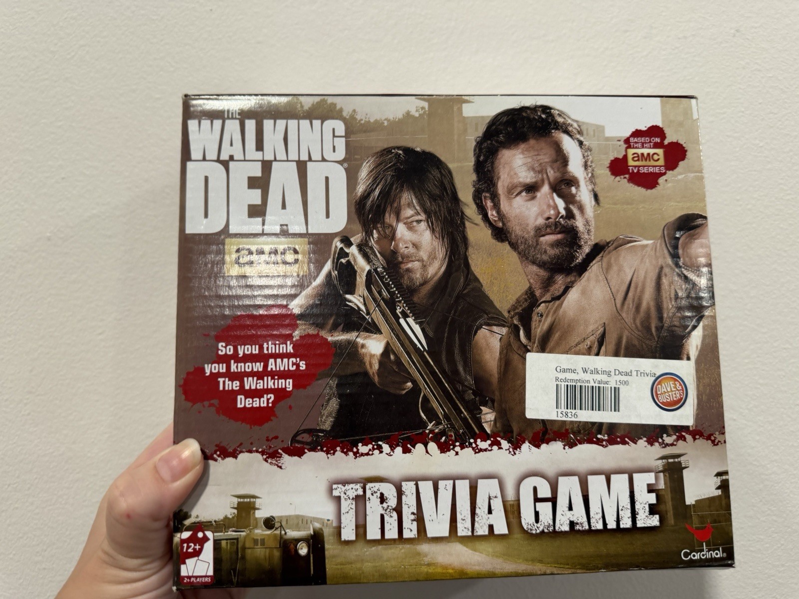 AMC the Walking Dead Trivia Game Cardinal Games 2014 Edition