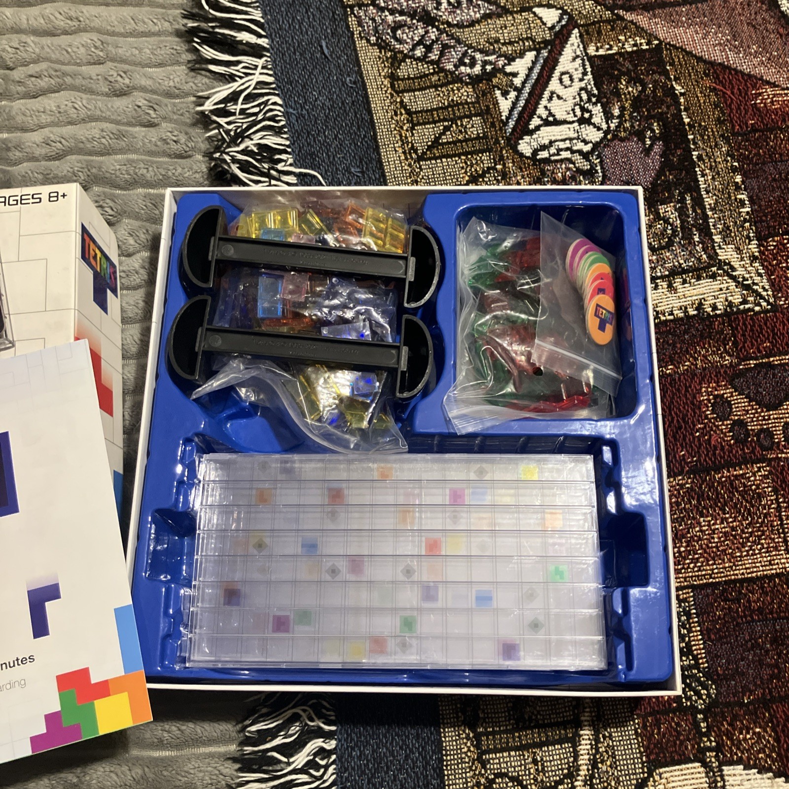 Strategy Game – Tetris Board Game – Buffalo Games & Puzzles – Complete-