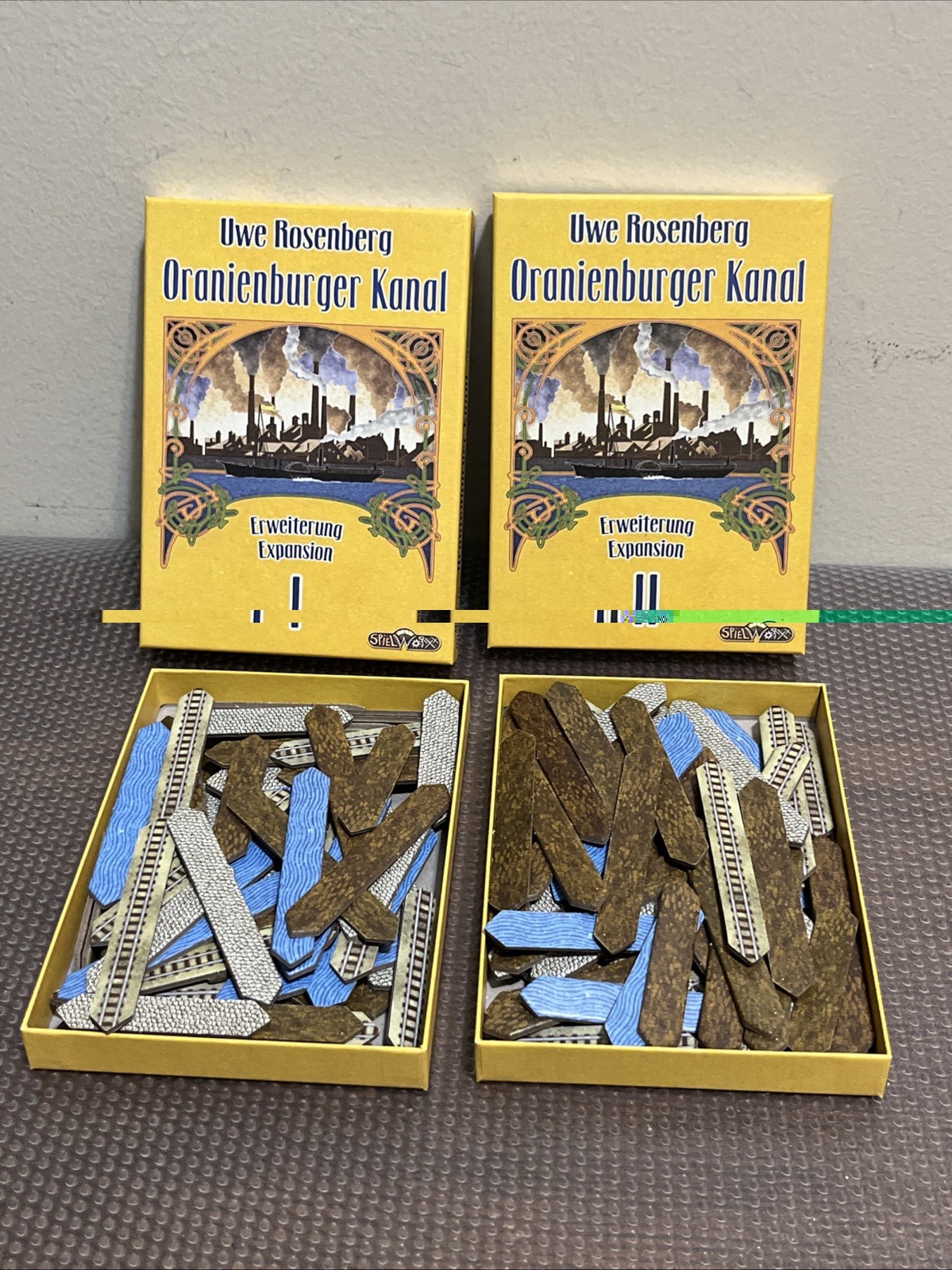 Spielworxx Oranienburger Kanal Board Game (German/English Ed) w/ 2 Expansions