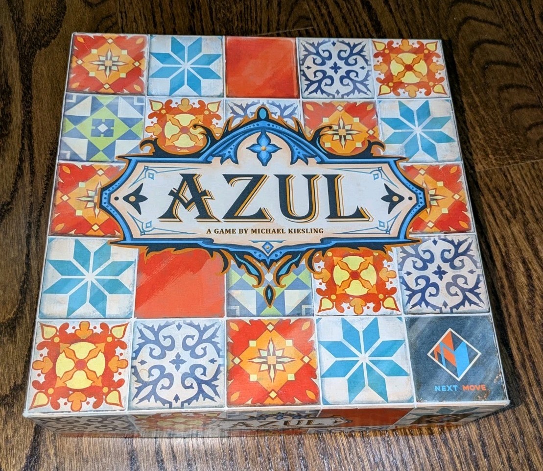 AZUL Tile Laying Decorative Art Board Game Next Move 100% Complete 2018 Kiesling