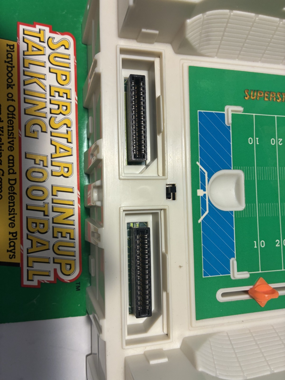 Vintage 1989 Parker Brother Superstar Talking Football WORKING Complete in Box