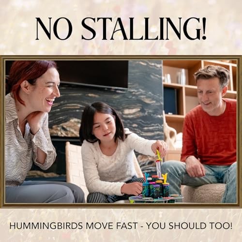 Hummingbirds Board Game, A Real-Time, Push Your Luck Dexterity Party Game,