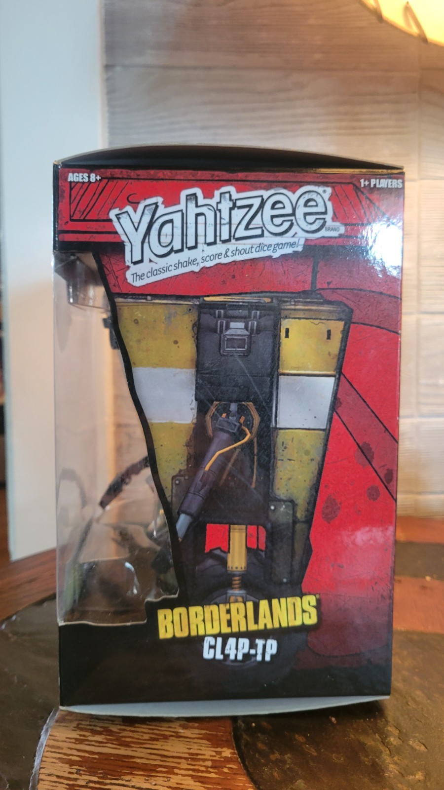 Yahtzee Borderlands Clap Trap Collectible Toy Figure Game CL4P-TP