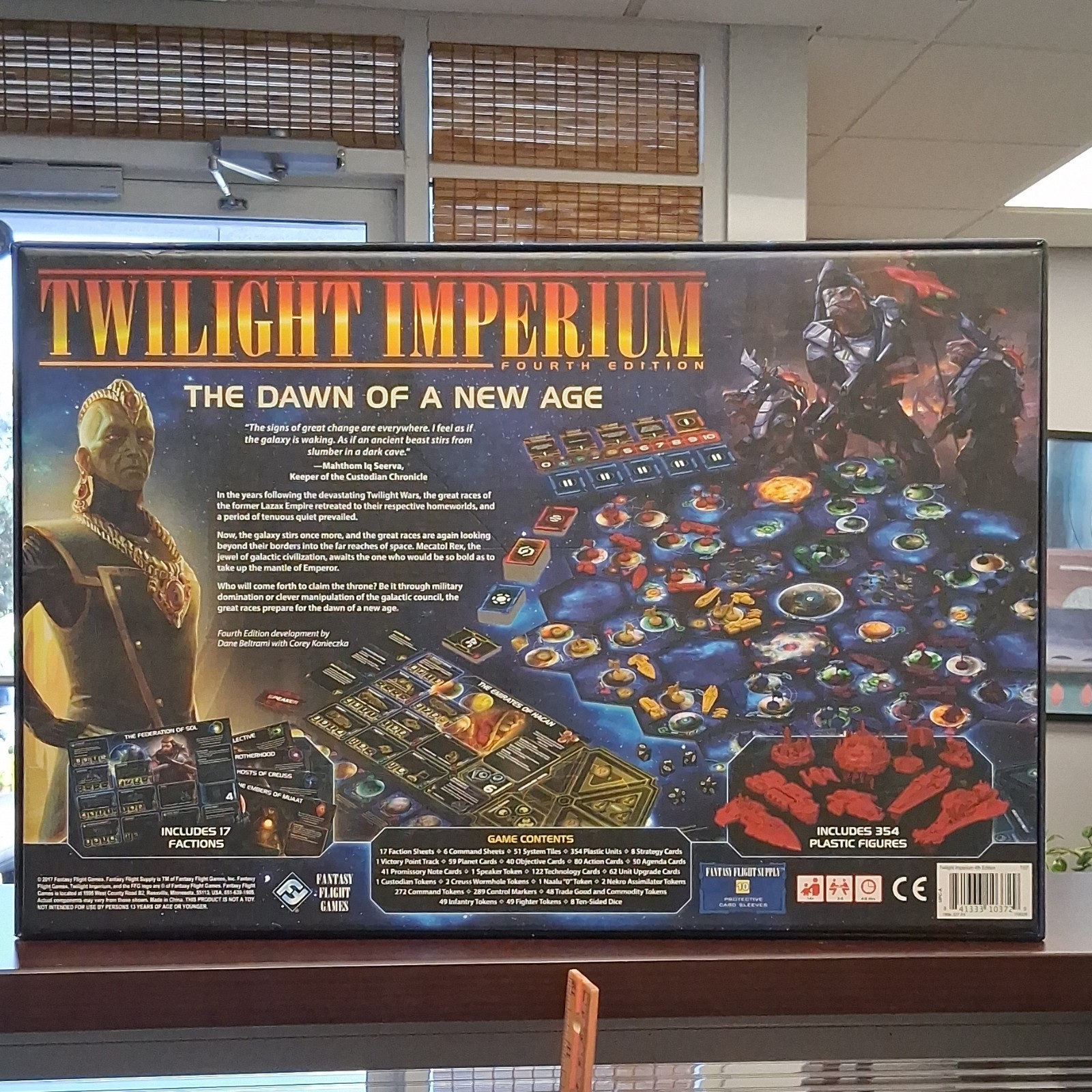 Fantasy Flight Games Twilight Imperium 4th Edition Board Game, Plastic Figures
