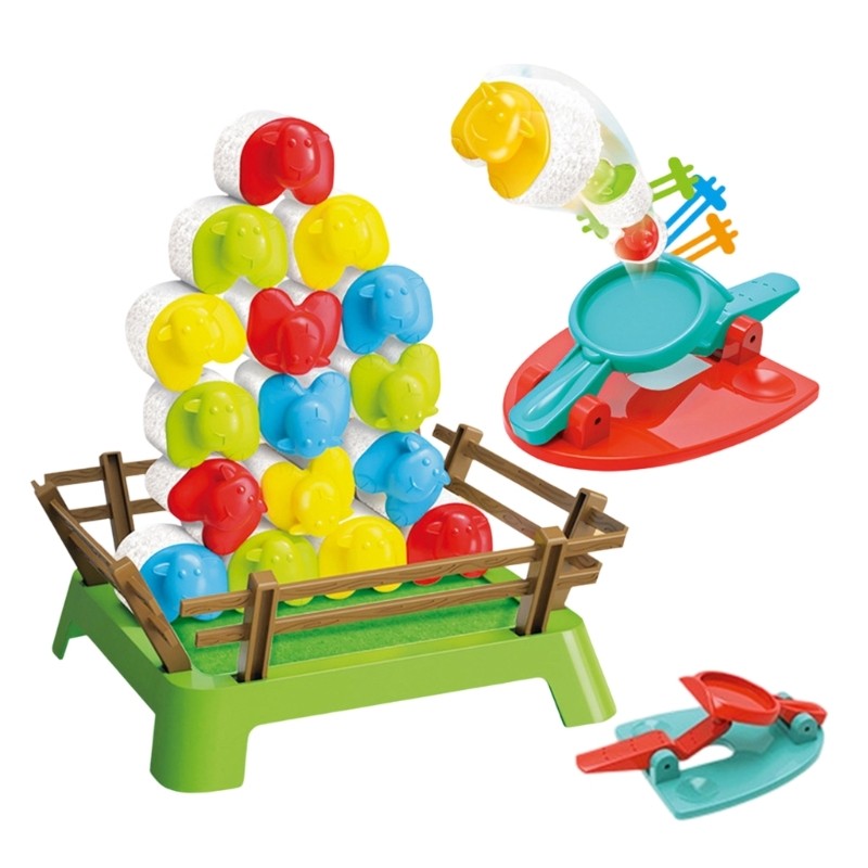 Children Fun Sheep Catapulting Elastic Plaything For Hand Eye Coordination
