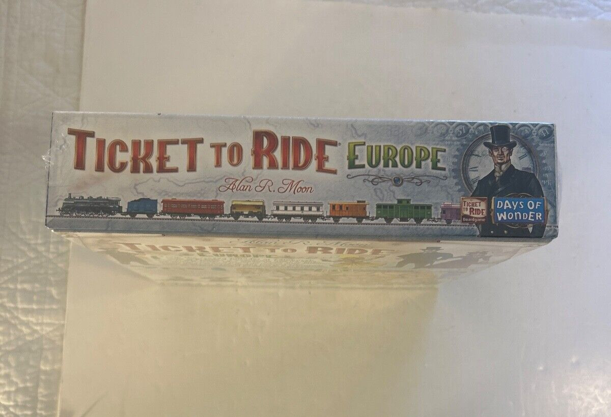 Days of Wonder Ticket to Ride Europe Board Game Still Sealed