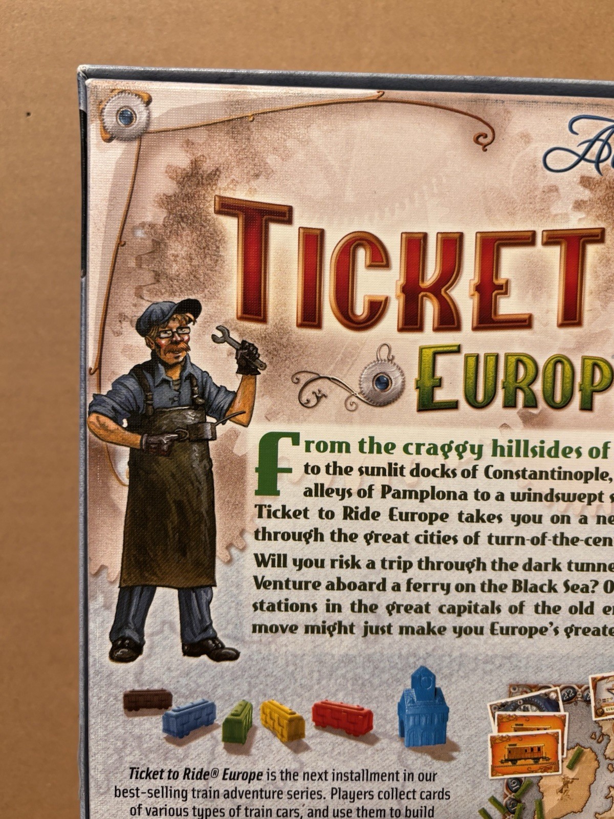 2016 Ticket To Ride Europe Board Game – New, Open Box, Complete, Sealed Cards