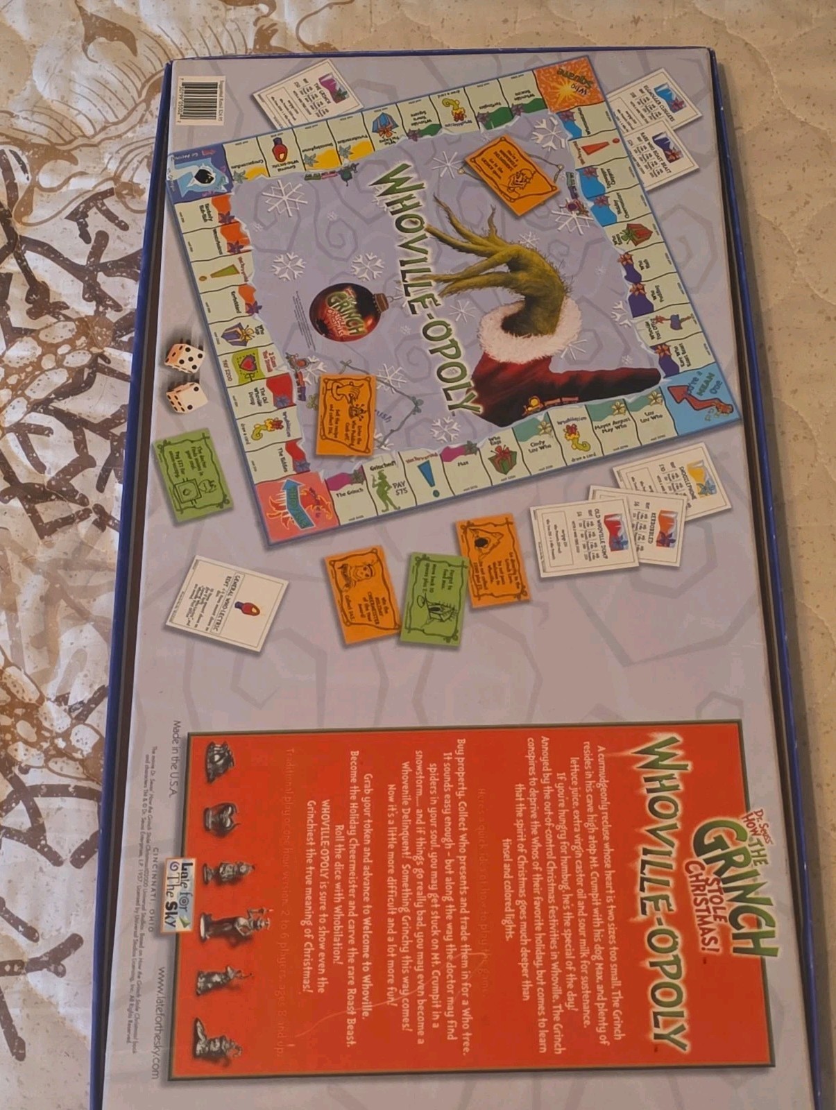 Late for the Sky Whovilleopoly How The Grinch Stole Christmas Dr. Seuss Complete