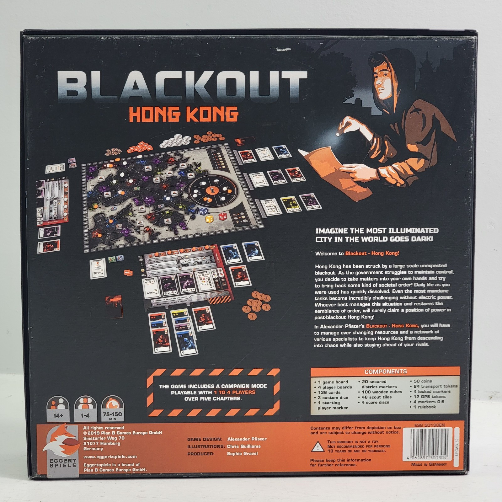 Blackout: Hong Kong | Emergency Family Board Game | Pfister| Eggertspiele | EUC